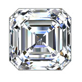 1.00 ct G SI1 Asscher Shape Natural Diamond