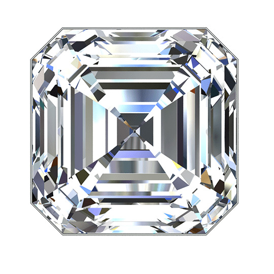 1.50 ct I SI2 Asscher Shape Natural Diamond