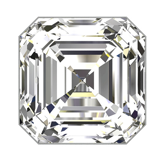 1.50 ct J+ SI2 Asscher Shape Natural Diamond