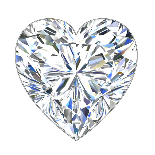 1.51 ct E VVS2 Heart Shape Natural Diamond