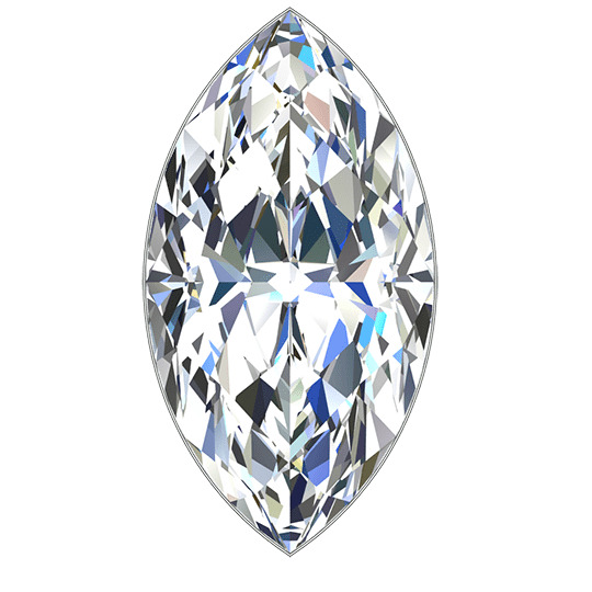 0.60 ct D SI1 Marquise Shape Natural Diamond