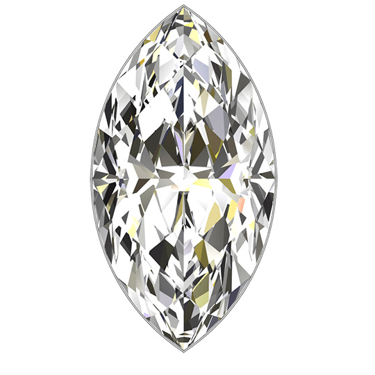 1.00 ct J SI2 Marquise Shape Natural Diamond