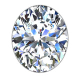 1.00 ct G SI1 Oval Shape Natural Diamond
