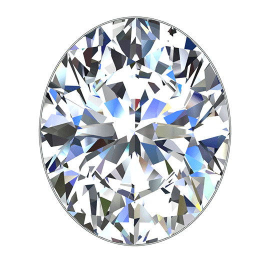 0.80 ct G VVS2 Oval Shape Natural Diamond