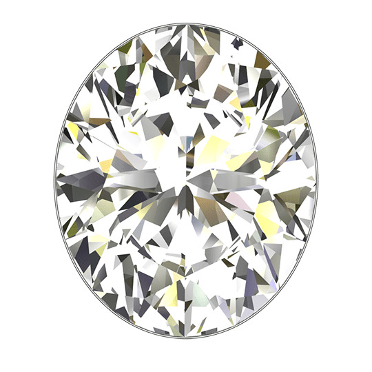 1.50 ct L SI1 Oval Shape Natural Diamond