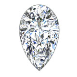 1.50 ct F VS1 Pear Shape Lab-grown Diamond