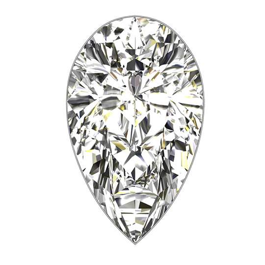 1.02 ct J SI2 Pear Shape Natural Diamond