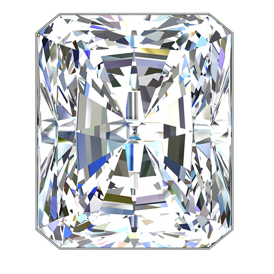 0.51 ct D SI2 Radiant Shape Natural Diamond