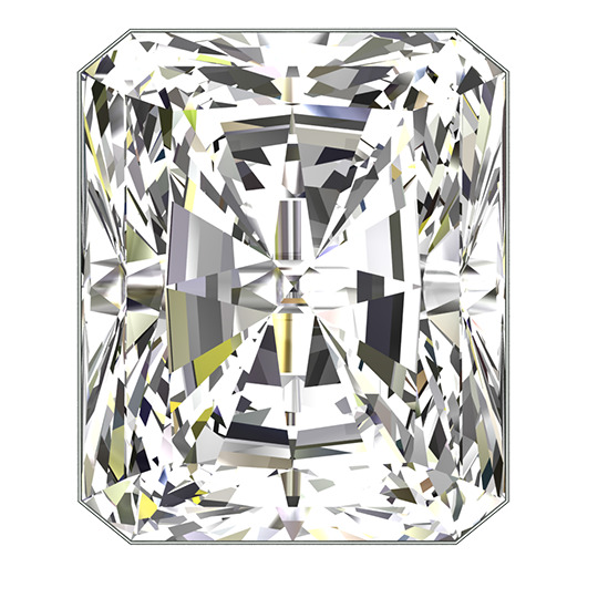 0.64 ct J VS2 Radiant Shape Natural Diamond
