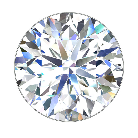 0.54 ct D SI1 Round Shape Natural Diamond