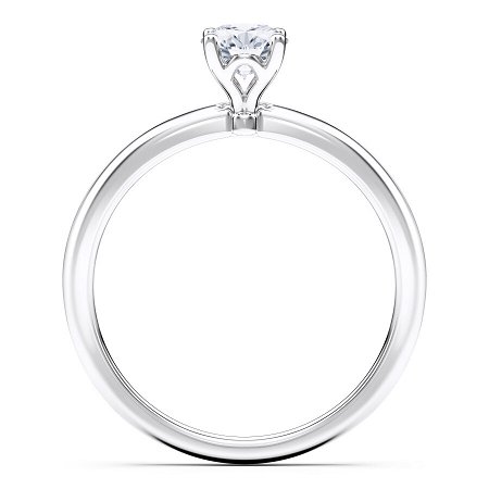 Petite Traditional Solitaire Diamond Engagement Ring