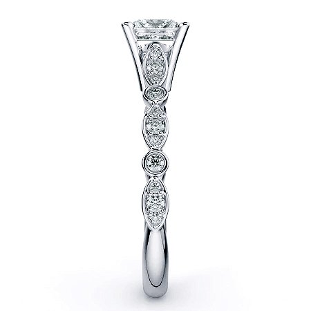 Cathedral Marquise shaped Ring