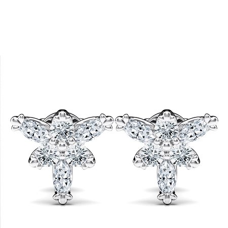 Trinity Snowflakes Earrings