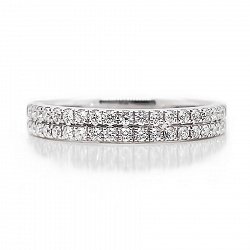 Double Row Ring 0.29cts