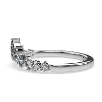 GSD Marquise Round Wedding Ring