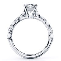 Cathedral Marquise shaped Ring