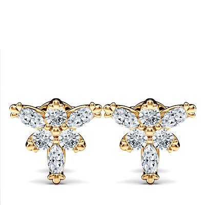 Trinity Snowflakes Earrings