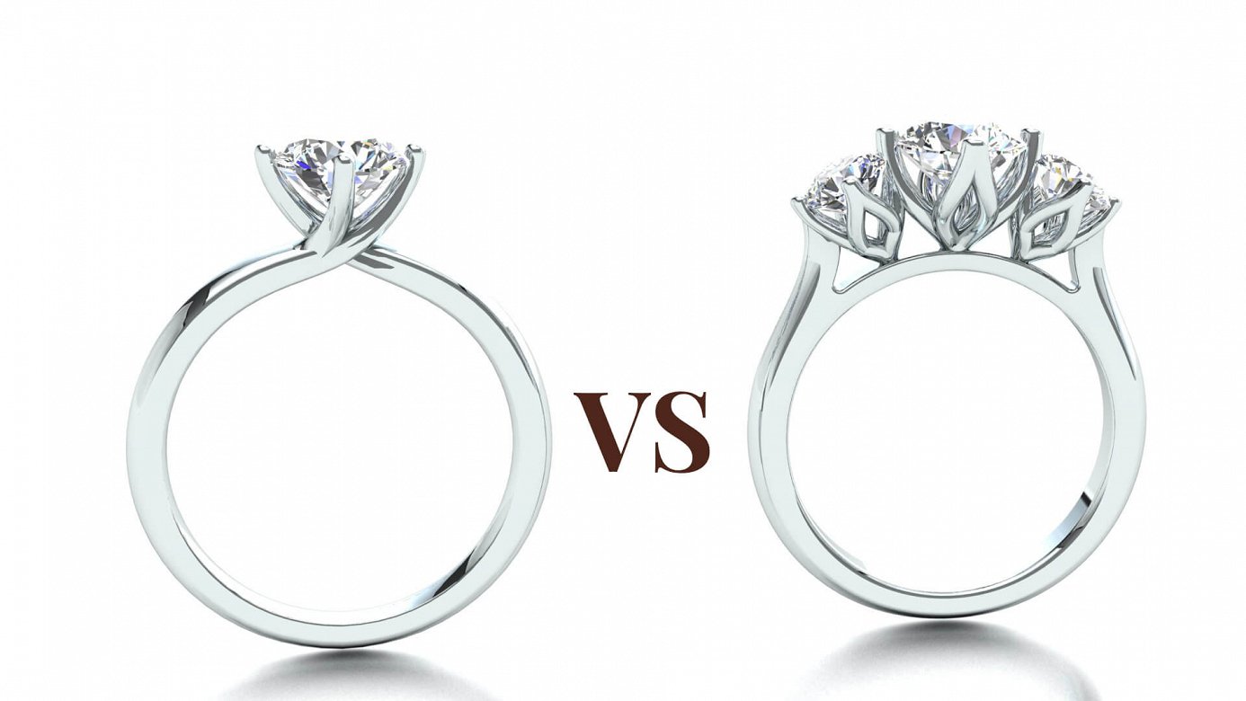 Three Stone Vs Solitaire: Choosing the Best Engagement Ring